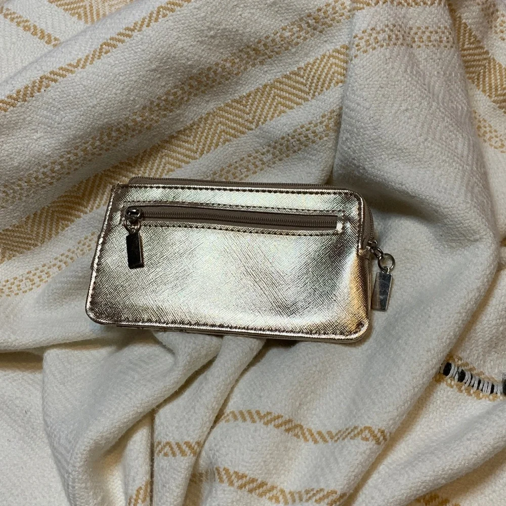 Gold Card Holder Key Wallet - Women's Accessory